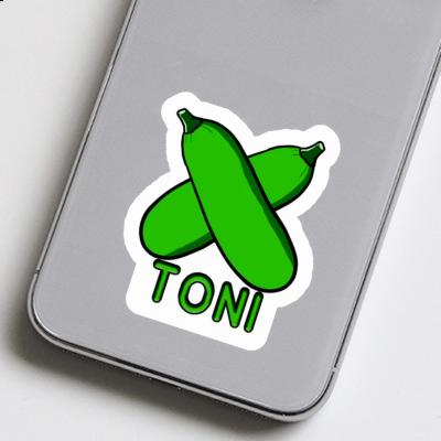 Toni Autocollant Courgette Notebook Toni Autocollant Courgette Gift package Image
