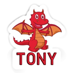 Dragon Autocollant Tony Image
