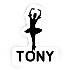 Tony Sticker Ballerina Image
