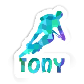 Tony Autocollant Vététiste Image