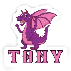 Dragon Autocollant Tony Image
