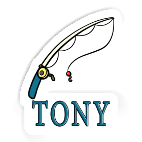 Tony Autocollant Canne à pêche Image
