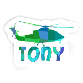 Aufkleber Tony Helikopter Image