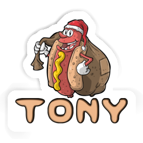 Autocollant Tony Hot-Dog Image