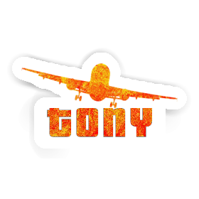 Flugzeug Sticker Tony Image