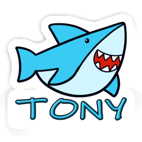 Requin Autocollant Tony Image
