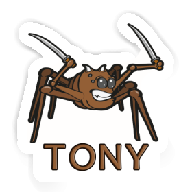 Tony Autocollant Araignée Image