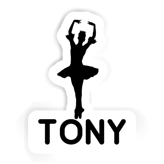 Autocollant Tony Ballerine Laptop Autocollant Tony Ballerine Laptop Image