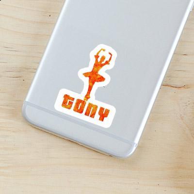 Sticker Ballerina Tony Notebook Sticker Ballerina Tony Notebook Image