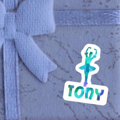 Ballerina Sticker Tony Laptop Ballerina Sticker Tony Laptop Image