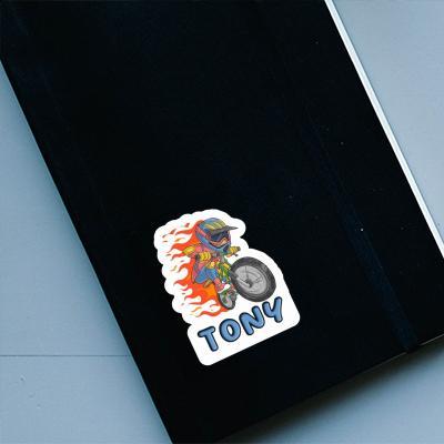 Downhiller Autocollant Tony Image