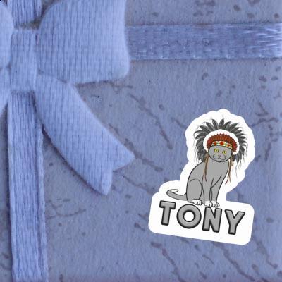 American Indian Sticker Tony Notebook American Indian Sticker Tony Gift package Image