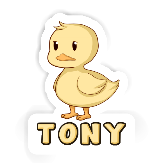 Autocollant Tony Canard Laptop Image