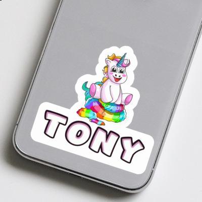 Tony Sticker Baby Einhorn Laptop Tony Sticker Baby Einhorn Laptop Image