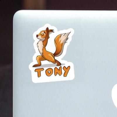 Sticker Yoga Squirrel Tony Notebook Sticker Yoga Squirrel Tony Notebook Image