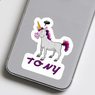 Aufkleber Tony Einhorn Notebook Aufkleber Tony Einhorn Gift package Image