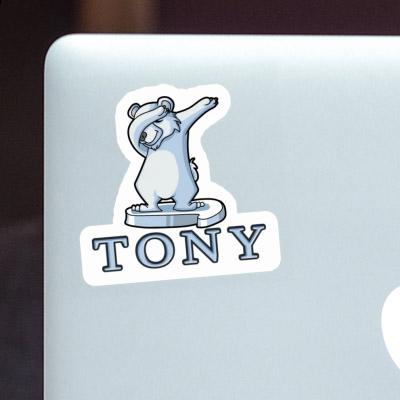 Tony Autocollant Ours polaire Notebook Tony Autocollant Ours polaire Gift package Image