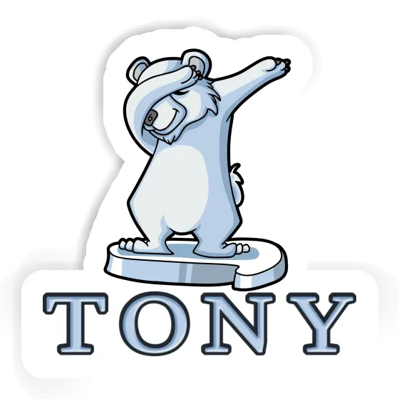 Tony Autocollant Ours polaire Notebook Tony Autocollant Ours polaire Notebook Image