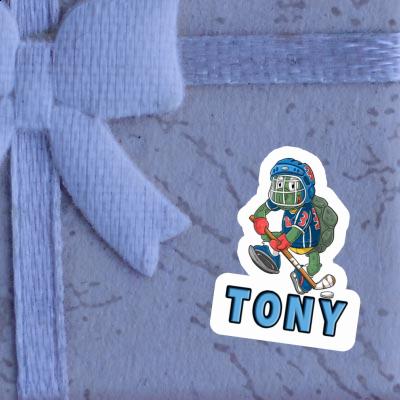 Autocollant Tony Joueur de hockey sur glace Notebook Autocollant Tony Joueur de hockey sur glace Gift package Image