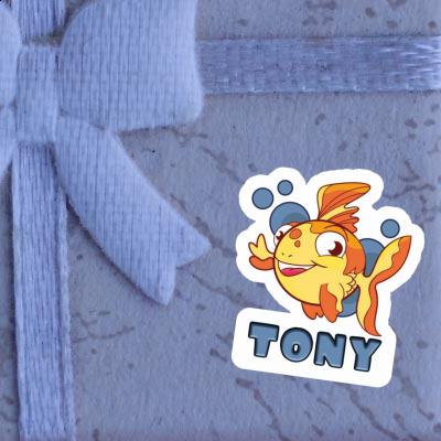 Poisson Autocollant Tony Notebook Poisson Autocollant Tony Gift package Image