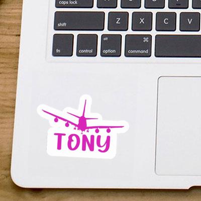 Autocollant Avion Tony Laptop Autocollant Avion Tony Laptop Image