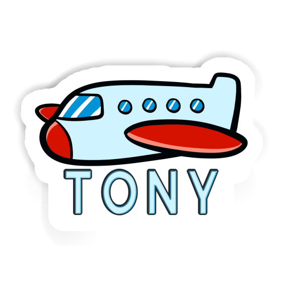 Autocollant Avion Tony Notebook Image