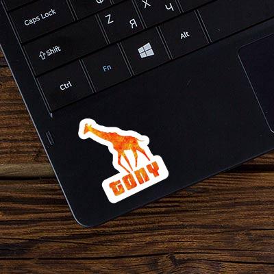 Sticker Giraffe Tony Gift package Image