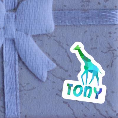 Tony Autocollant Girafe Notebook Tony Autocollant Girafe Gift package Image