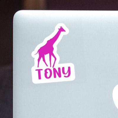 Tony Autocollant Girafe Laptop Tony Autocollant Girafe Laptop Image