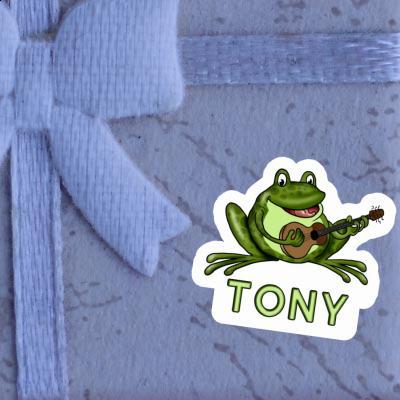 Sticker Tony Guitar Frog Notebook Sticker Tony Guitar Frog Notebook Image