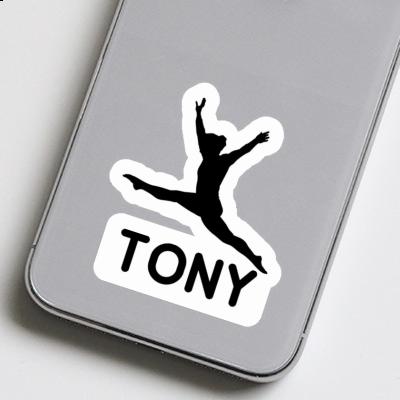 Autocollant Gymnaste Tony Notebook Autocollant Gymnaste Tony Gift package Image