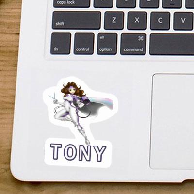 Aufkleber Frisörin Tony Aufkleber Frisörin Tony Image