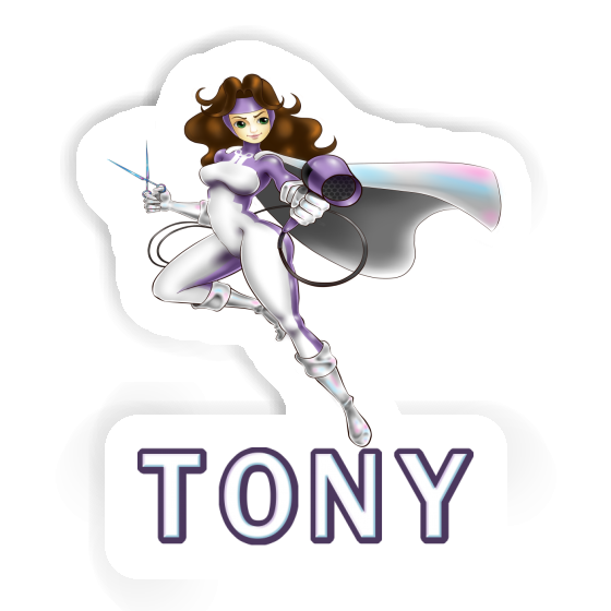 Aufkleber Frisörin Tony Notebook Aufkleber Frisörin Tony Notebook Image