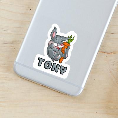 Lapin de Pâques Autocollant Tony Laptop Lapin de Pâques Autocollant Tony Laptop Image