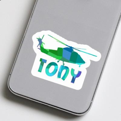Autocollant Hélicoptère Tony Image