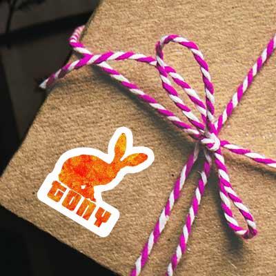 Lapin Autocollant Tony Laptop Lapin Autocollant Tony Laptop Image