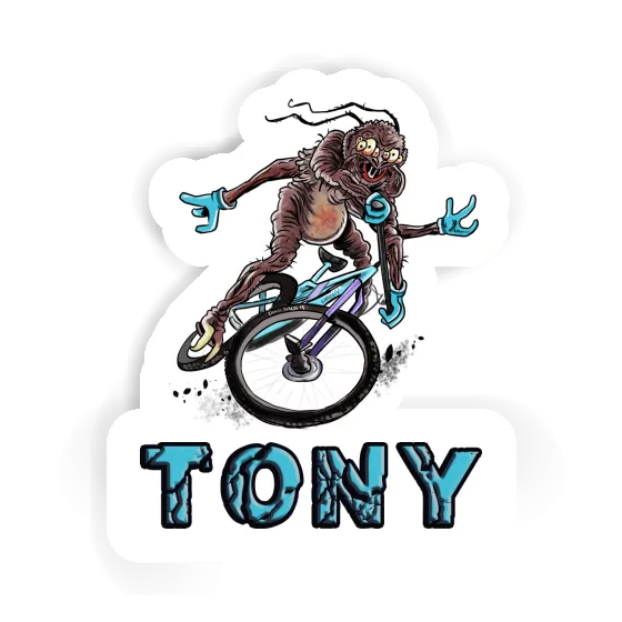 Vététiste Autocollant Tony Laptop Vététiste Autocollant Tony Laptop Image