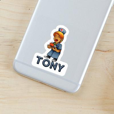 Sticker Nurse Tony Notebook Sticker Nurse Tony Gift package Image