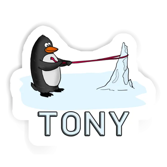 Autocollant Tony Pingouin Notebook Autocollant Tony Pingouin Gift package Image