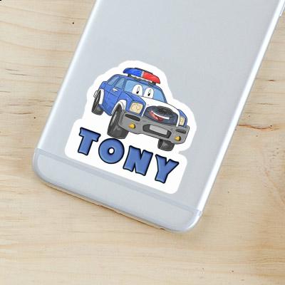 Autocollant Voiture de police Tony Laptop Autocollant Voiture de police Tony Laptop Image