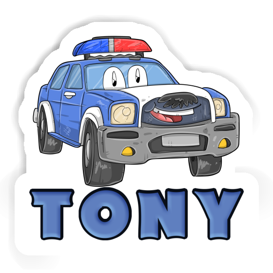 Autocollant Voiture de police Tony Autocollant Voiture de police Tony Image