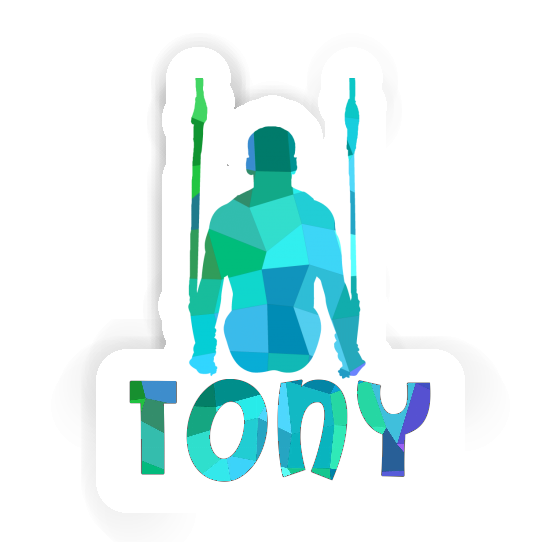 Autocollant Tony Gymnaste aux anneaux Image