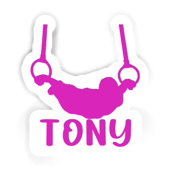 Autocollant Tony Gymnaste aux anneaux Gift package Image