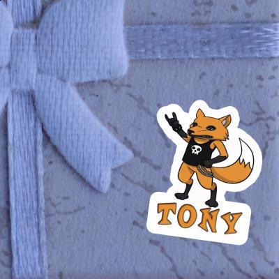 Renard Autocollant Tony Laptop Renard Autocollant Tony Laptop Image