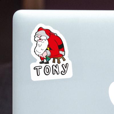 Tony Autocollant Père Noël Laptop Tony Autocollant Père Noël Laptop Image