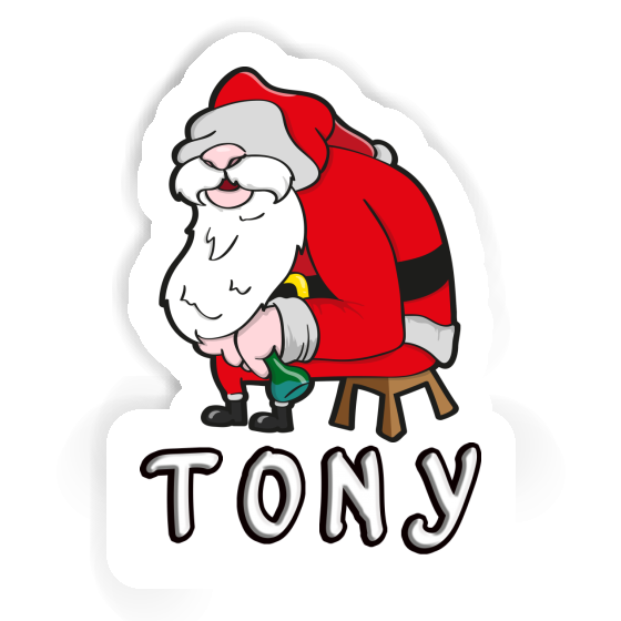Tony Autocollant Père Noël Notebook Tony Autocollant Père Noël Gift package Image