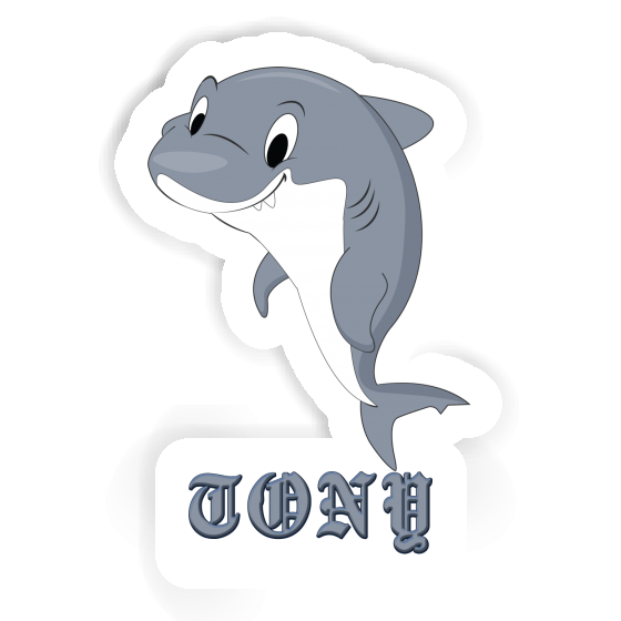 Autocollant Tony Requin Laptop Autocollant Tony Requin Laptop Image