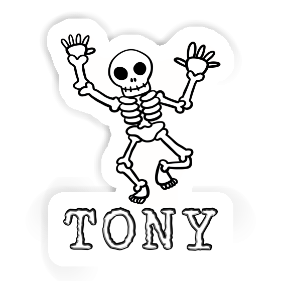 Autocollant Tony Squelette Notebook Autocollant Tony Squelette Gift package Image