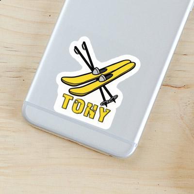 Sticker Ski Tony Notebook Sticker Ski Tony Gift package Image