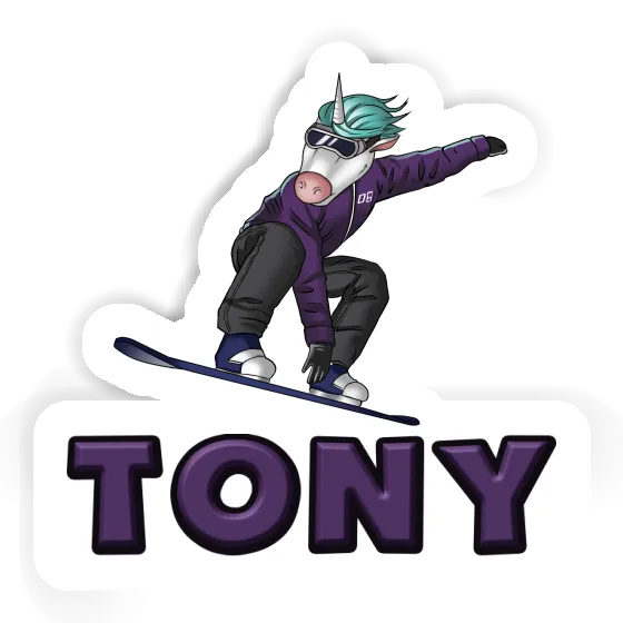 Tony Autocollant Boardeuse Laptop Image